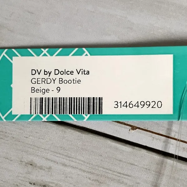 NWT DV by Dolce Vita‎ Gerdy Wedge Ankle Bootie in Beige Tan Size 9 - Image 9
