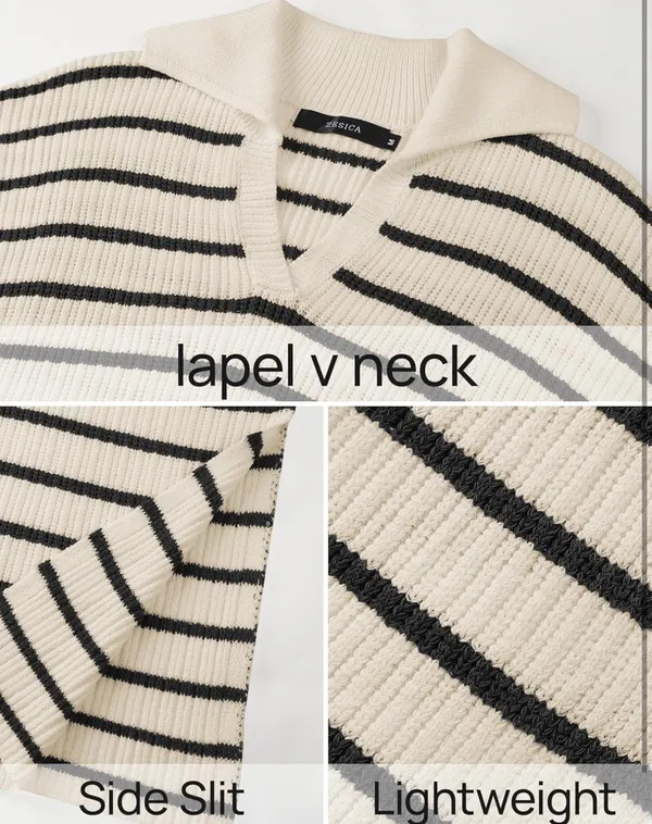 Striped Sweater Dress Multi - Image 5