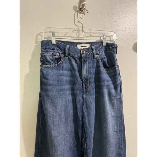 Madewell The Perfect Vintage Wide Leg Jeans Soft Drape Size 26 Moffat Wash - Image 6