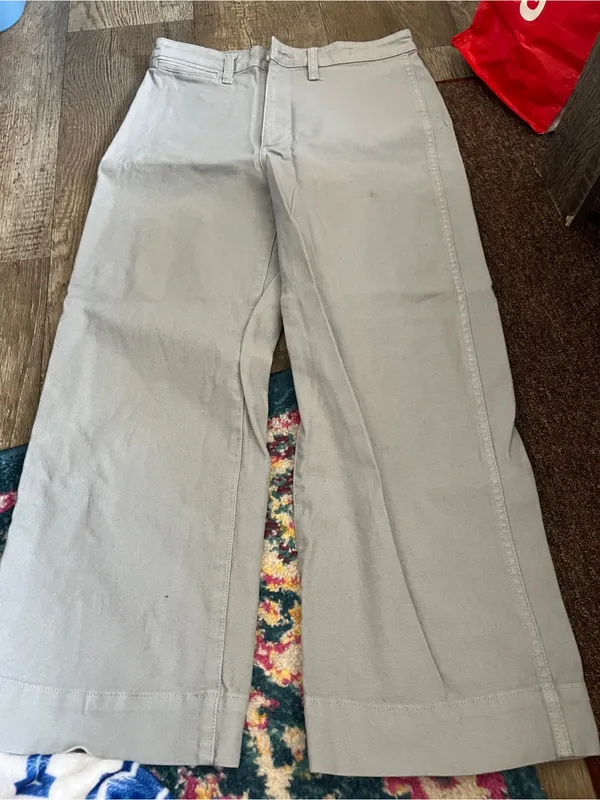 Madewell Slim Emmett Wide-Leg Crop Pants 27 - Image 14