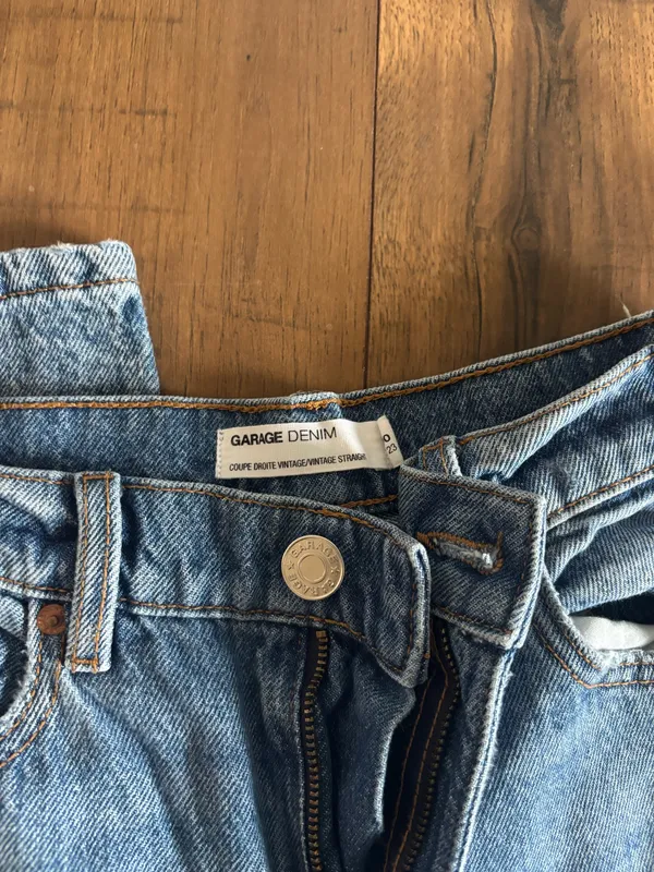 Garage Denim Jeans High-Rise Straight - Image 2