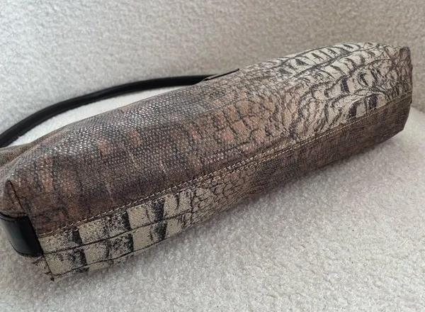Roberto Cavalli Freedom Animal Print Baguette Purse Bag - Image 3
