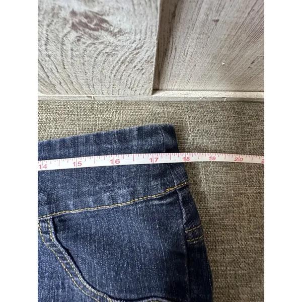 Womens Bootcut Denim Jeans Large Cotton & Polyester Blend Stretch Dark Wash - Image 5