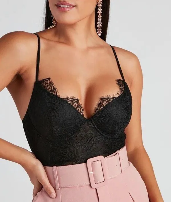 Windsor Black Bodysuit - Image 2