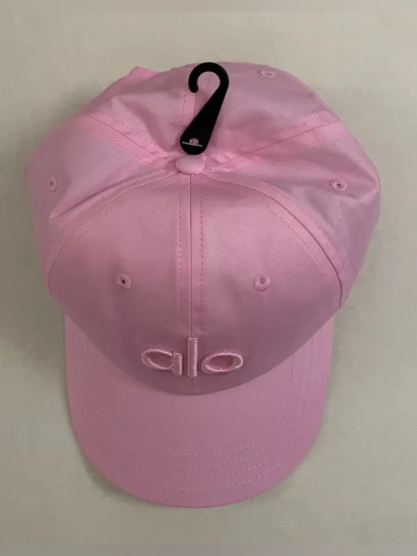 ALO Yoga NWT Off Duty Cap Hat Candy Heart Pink One Size Adjustable Back - Image 6