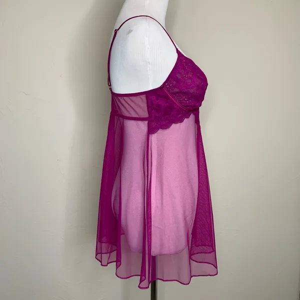 Victoria's Secret Gold Label Negligee Chemise sz Medium Fairy Coauette - Image 4