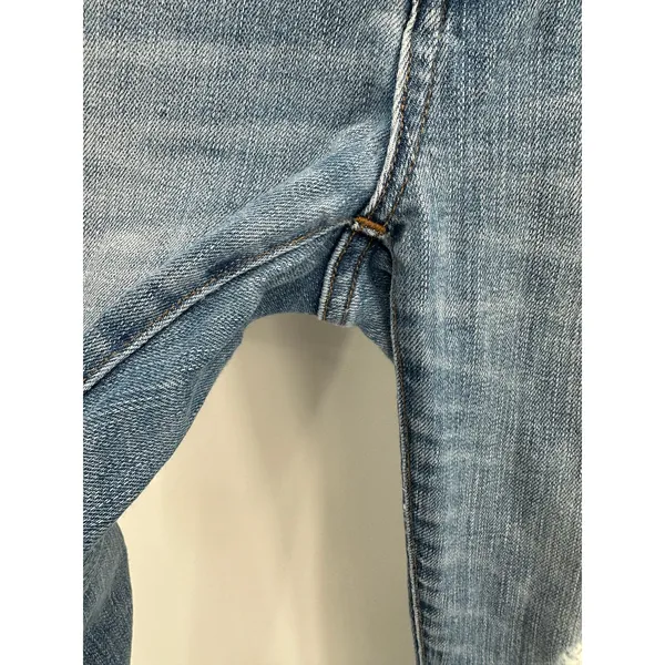 Madewell Jeans Women's 26 Blue Light Wash Denim Distressed 9"‎ High Rise Skinny - Image 5