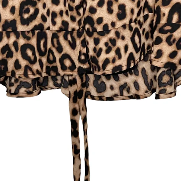 Francesca's Mi Ami Womens Slip Dress Size XXS Brown Leopard Cheetah‎ Print New - Image 5