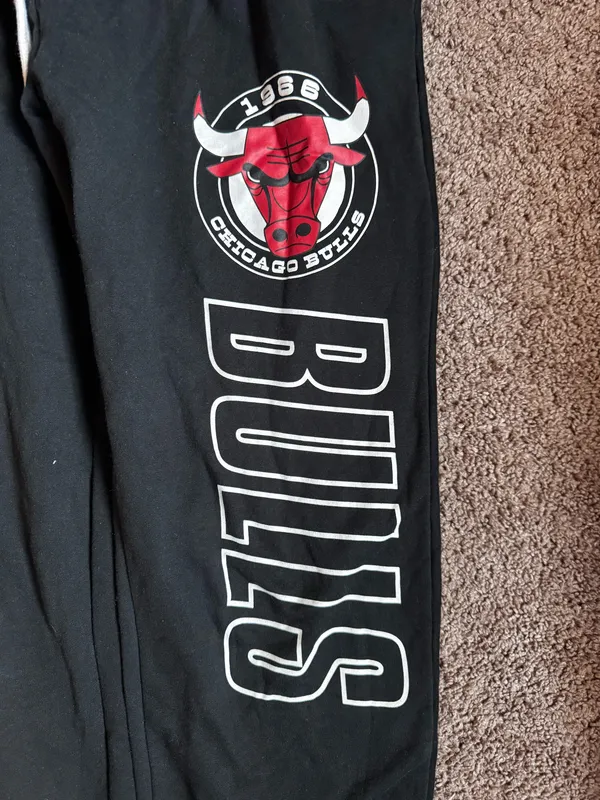 NBA Chicago bulls black sweatpants - Image 2
