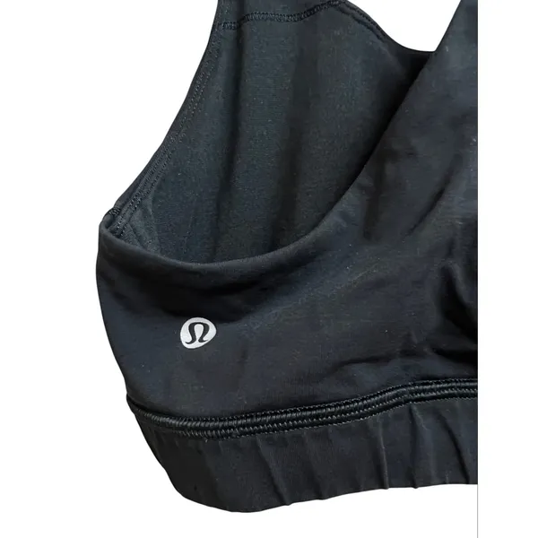 Lululemon Cross Back Bra Black 8 - Image 3