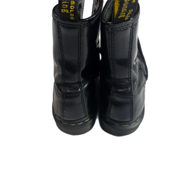 Dr. Martens 8-Eye Black Leather Lace-Up Combat Boots UK 6 US Women 8 - Image 16