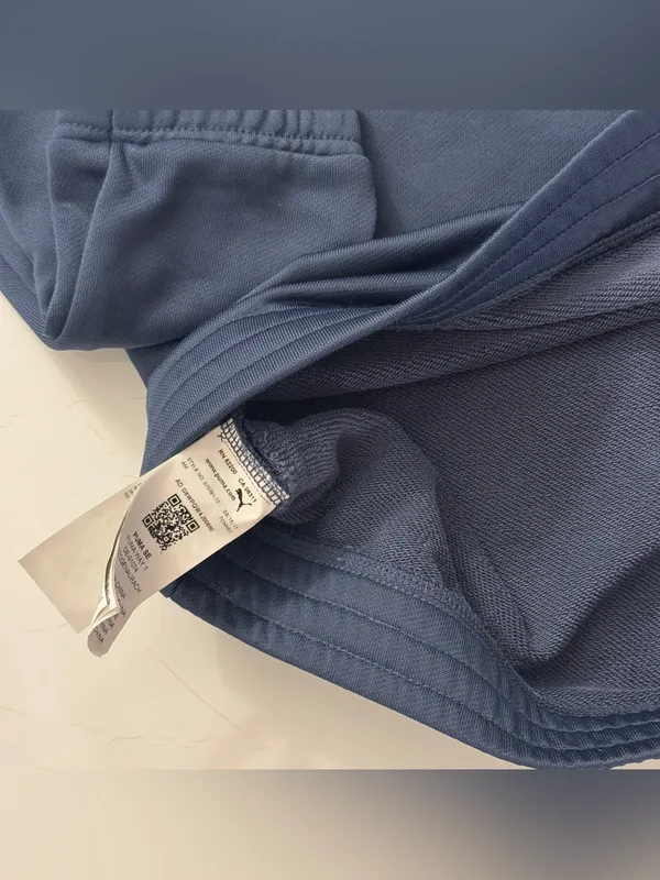 Puma Blue Half-Zip Pullover with Logo Tag - Image 8