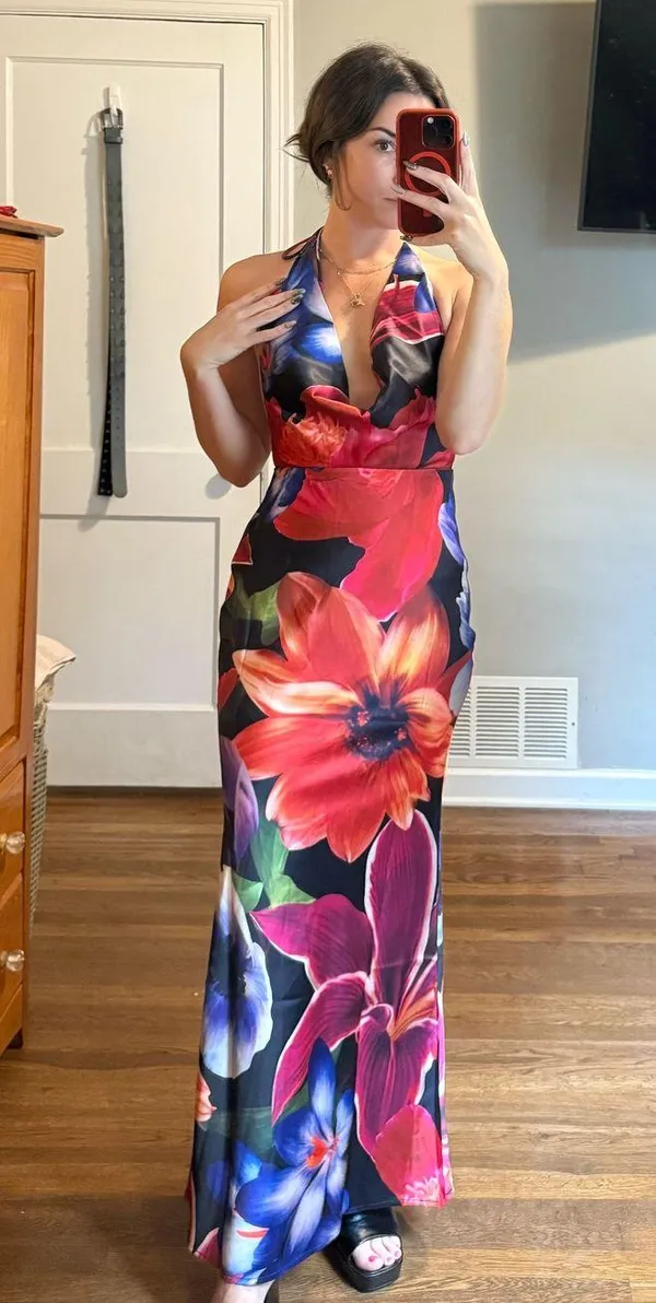 Runaway The Label Dress Maxi Floral - Image 4