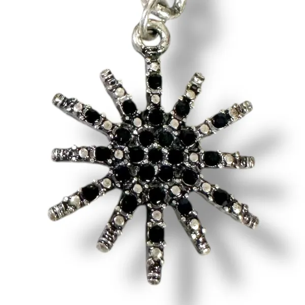 Free People Majestic Hair Piece Silver Black Bohemian Renaissance Medieval - Image 9