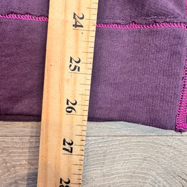 The North Face Purple Funnel Neck Hoodie Sweatshirt Womens‎ Medium M - Image 9