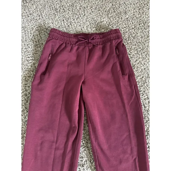 Old Navy Women's Maroon High-Rise Elastic Drawstring Jogger‎ Size Medium - Image 2