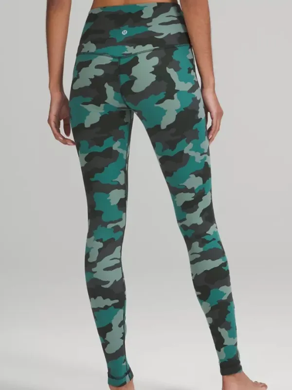Lululemon Align High-Rise Pant 28" Heritage 365 Camo Tidewater Teal 8 - Image 2