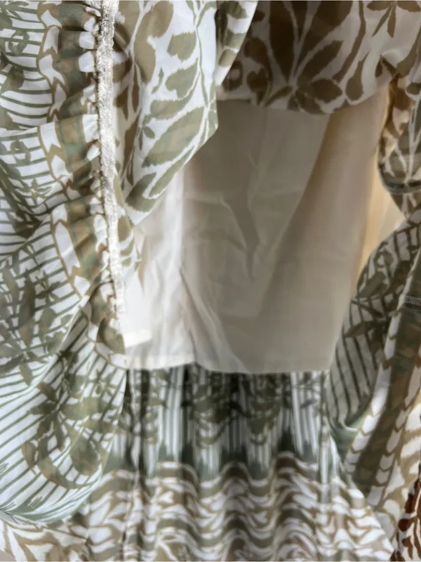 Anthropologie Vineet Bahl Boho Printed Halter‎ Maxi Dress Size M - Image 9
