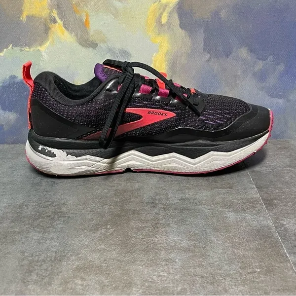 Brooks Caldera 5 Women's Black/Purple Trail Running Shoes Size 7.5B - Image 14