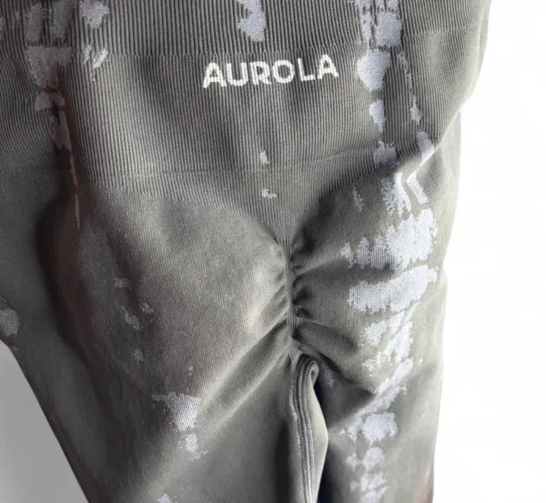 AUROLA Workout Leggings for Women Seamless Scrunch Leggings Tummy Control Gym, S - Image 3