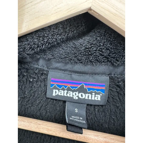 Patagonia Synchilla Snap-T Black Fleece Pullover Womens Sz‎ S - Image 6