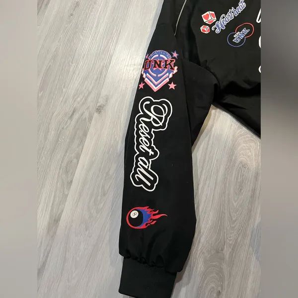 Black Super Dunk Racing‎ Jacket Size undefined - Image 3