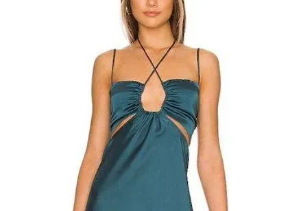 Show Me Your Mumu Revolve x Codie Cut Out Dress in Jade dress - Image 3