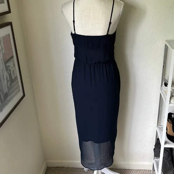 H&M Navy Blue Cocktail Dress Size 8 - Image 16