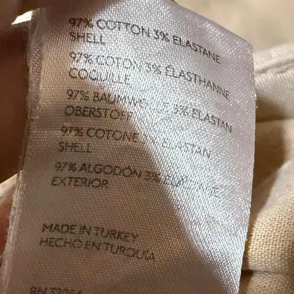 Free People 12 Pleated Tapered Chino Pants Tan Coastal‎ Academia Summer Granola - Image 6