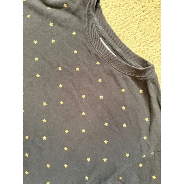 Spiritual Gangster Star Cropped Sweatshirt Metallic Rose Gold Celestial S - Image 7