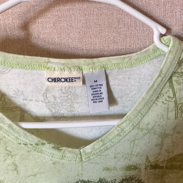 FINAL MARKDOWN Cherokee Green graphic Tee medium - Image 2