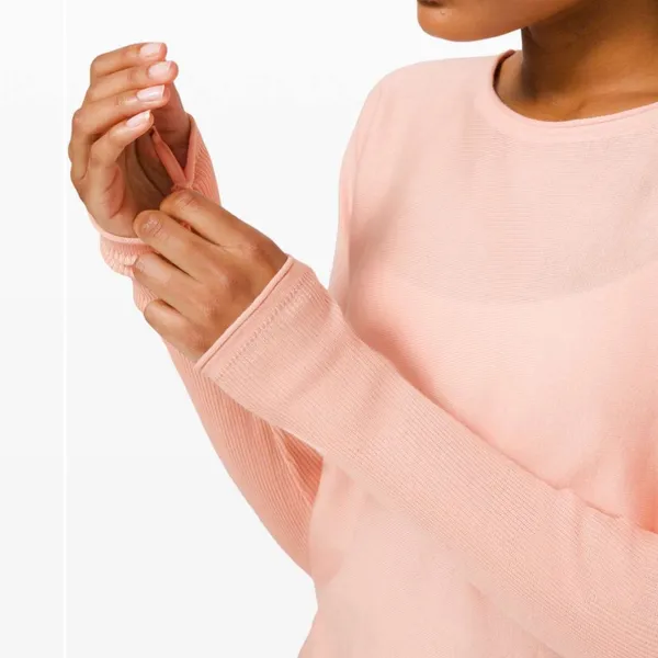 Lululemon Take it All In Sweater in Pink Mist Women’s Size 10 - Image 4