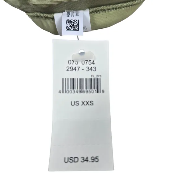 Aerie Ruched Bandeau Bikini Top in Dried Sage XXS‎ NWT - Image 3