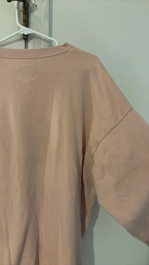 American Eagle Crewneck Pink Oversized Small - Image 7