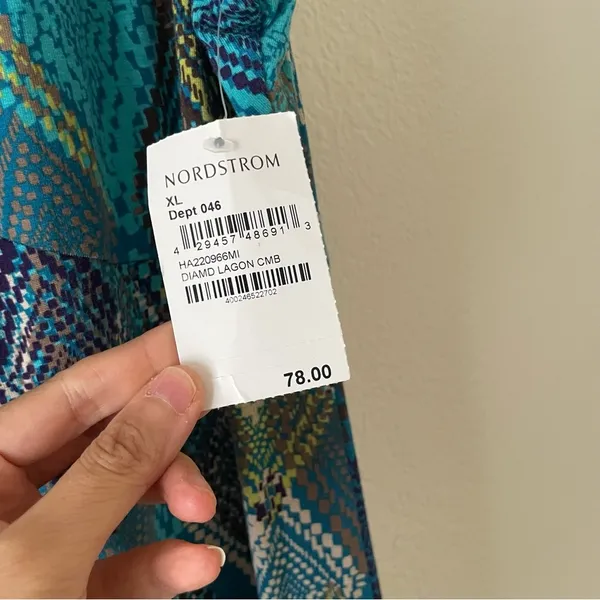 Halogen Diamond print knit sundress - Image 3