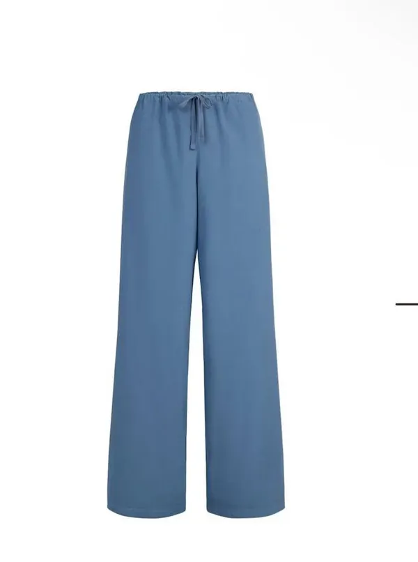 Skims Cotton Poplin Pant Harbor - Image 4