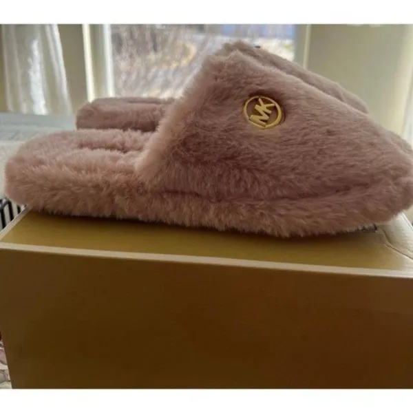 Michael Kors Blossom Alexis Closed Toe Sherpa Slides - Image 4