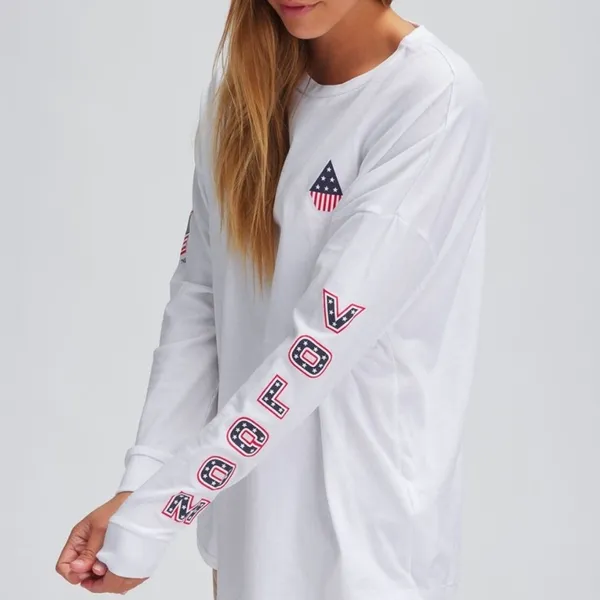 Volcom NWT US Snowboard Team Snow/Ski Long-Sleeve Tee Women’s Size XS - Image 3