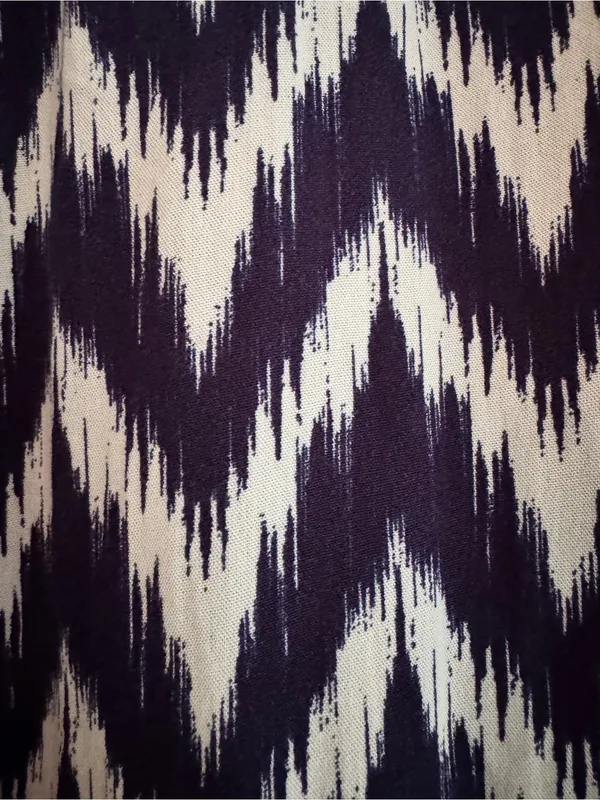 Tuckernuck Pomander Place Navy Ikat Kenzo Dress Size L - Image 12