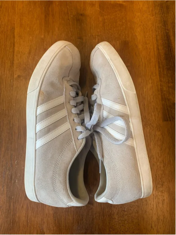 Adidas Sneakers 8.5 Grey White - Image 4