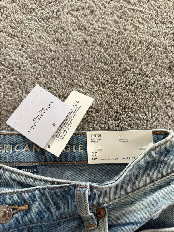 Mom Shorts Stretch American Eagle Denim - Image 2