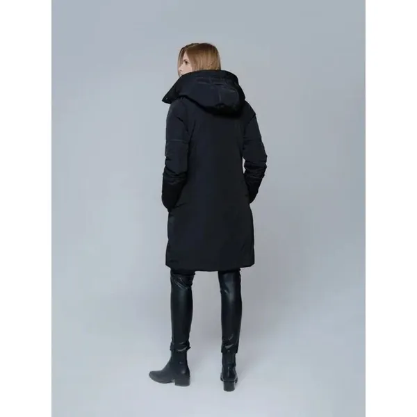 NWT Black Premium Down Filled Parka Coat Jacket XXS WhiteSky - Image 3