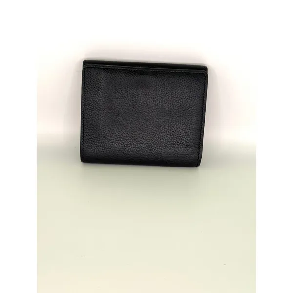 Chloé EUC Small Black and Gold Multi-Compartment Snap Wallet - Image 2