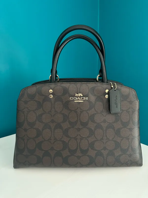 Coach Logo Crossbody Signature Brown Bag - Image 5