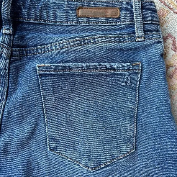 Y2K Articles‎ of Society High-waisted micro mini blue denim cut off shorts - Image 3