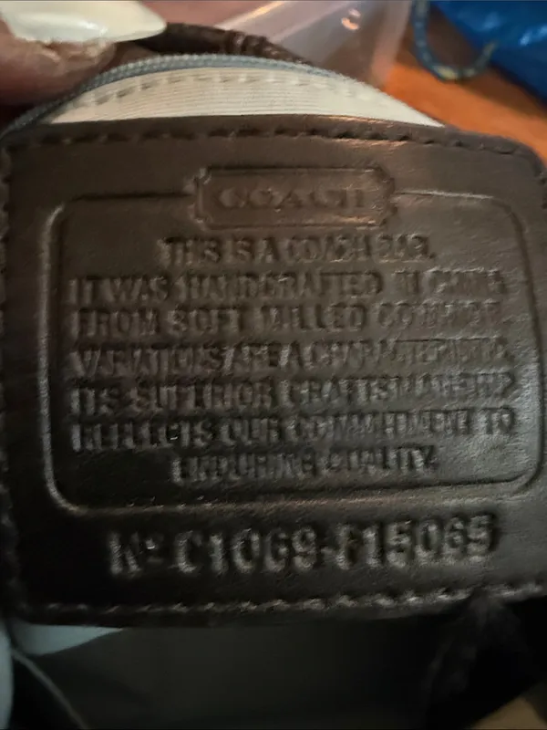 Coach East West Duffel Shoulder Bag M1085-F15065 Black Pebbled Leather Purse - Image 7