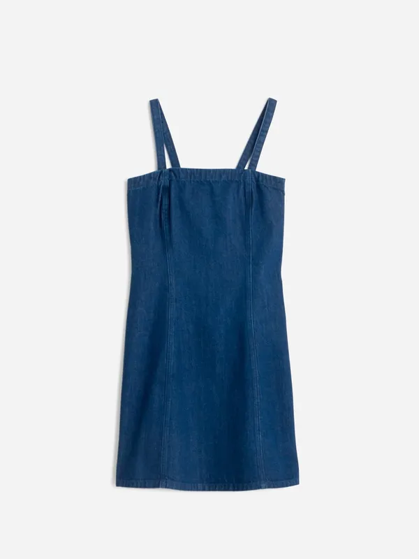 NWT Madewell Denim Strapless Mini Dress – Maytown Wash – 4 - Image 6