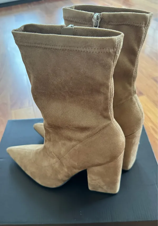 Marc Fisher LTD Suede Larry Pointed Toe Boots - Image 6
