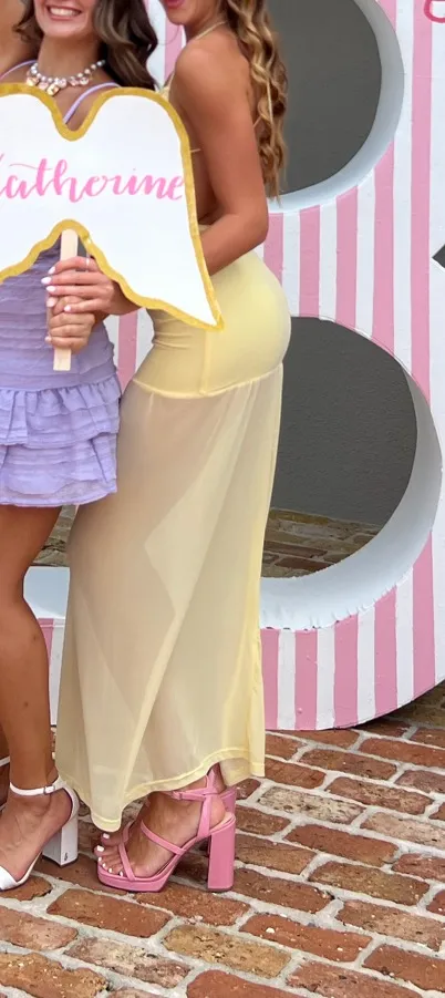 Yellow Maxi Dress - Image 4