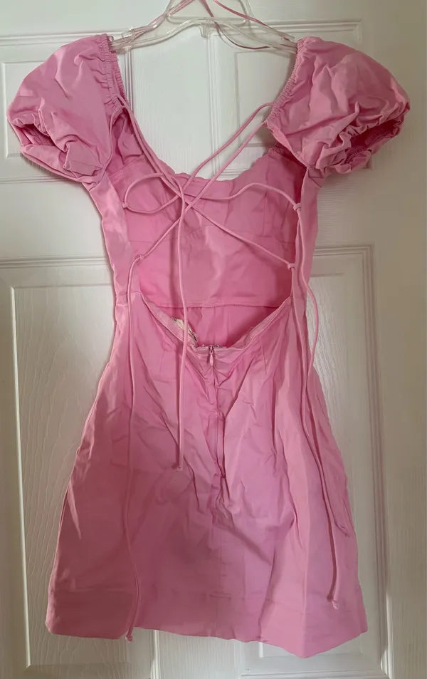 Altar'd State Pink Mini Dress - Image 3